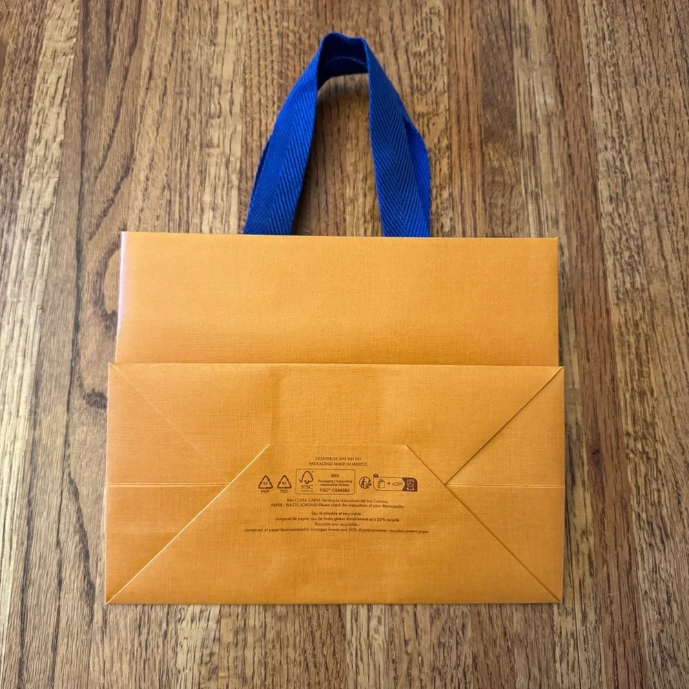 LOUIS VUITTON small paper gift bag with handles